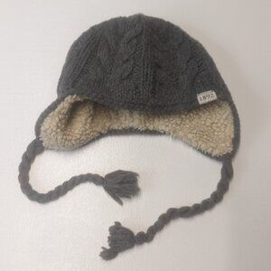 abercrombie Braided Beanie With Ear Covers Boys Girls Smurfs Whoever